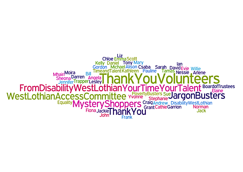 Thank You From Disability West Lothian